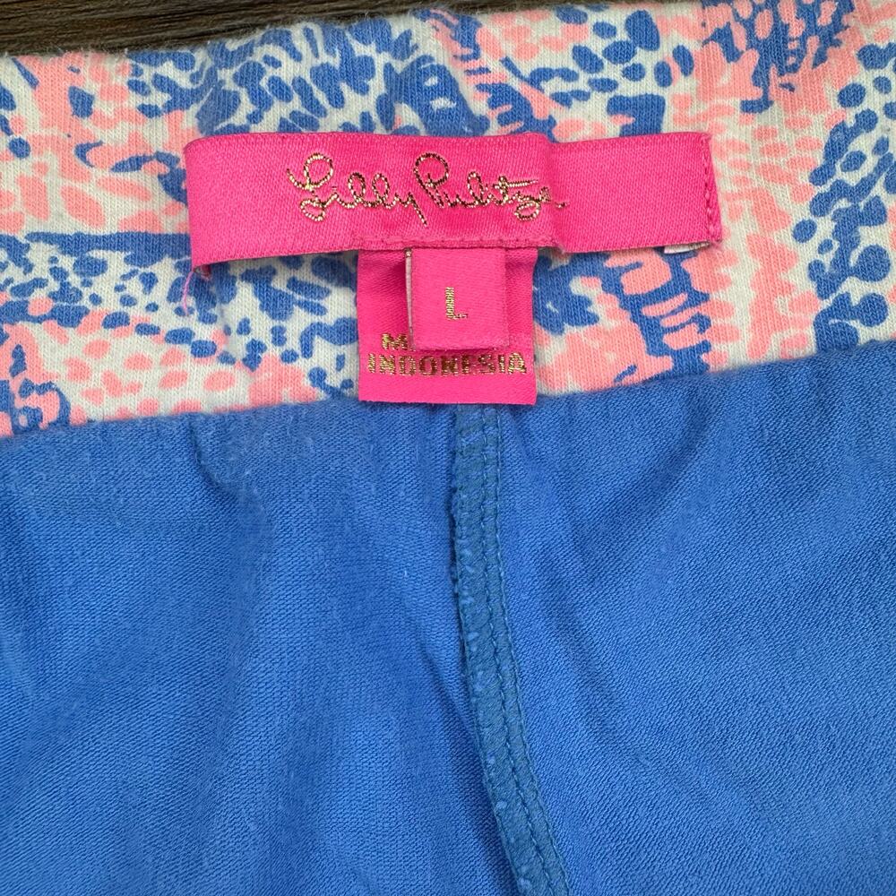 Lilly Pulitzer Pink and Blue A-Line Skort - Picture 4 of 8